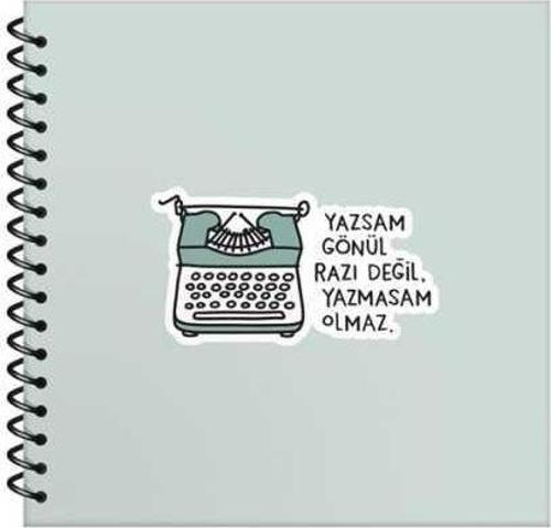 Stickerlı Not Defteri Spr. Sert Kapak Hisli Şeyler 16X15Cm 50 Yp Çizgili 500552-99 (6 Lı Paket)