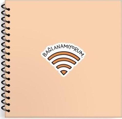Stickerlı Not Defteri Spr. Sert Kapak Hisli Şeyler 16X15Cm 50 Yp Çizgili 500553-99 (6 Lı Paket)