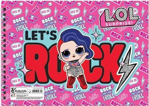 Lol 17X25Cm 15 Yaprak Spiralli Resim Defteri 300115-93 (24 Lü Paket)