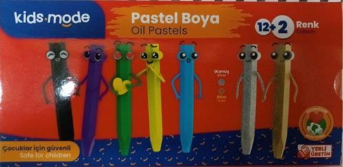 Yağlı Pastel Boya Altıgen 12+2 Renk DKPB100
