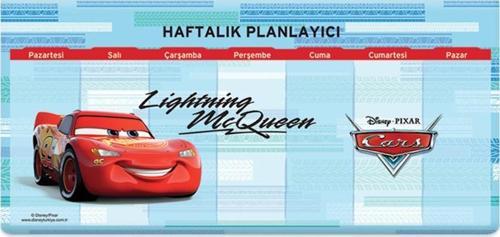 Cars 12X26Cm Haftalık Planner Blok Masa Üstü Haftalık Planlayıcı (2 Li Paket)