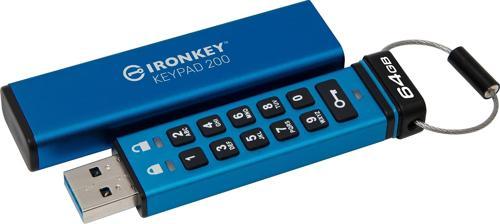 İkkp200-64Gb 64Gb İronkey Keypad 200, Fips 140-3 Lvl 3 (Pending) Flash Bellek