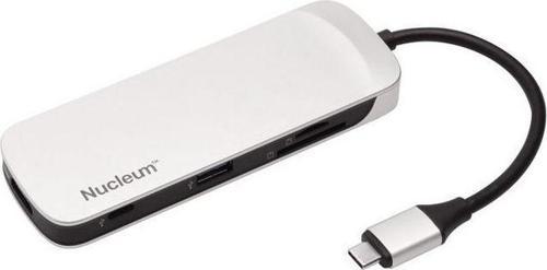 Nucleum Macbook Hdmi+ Usb 3.1 + Usb-C + Microsd + Usb 3.1 + Usb-C Apple Dönüştürücü