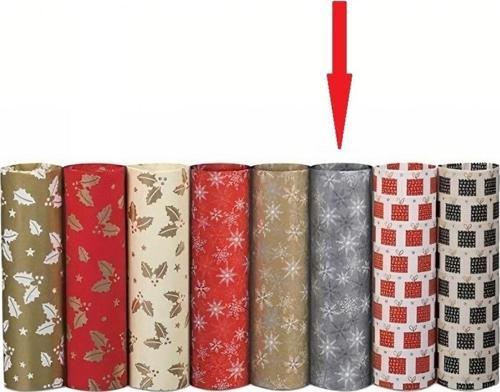 Rex Ambalaj Kağıdı Tekli Rulo Ecocarta Buon Natale 70X200Cm (50 Li Paket)