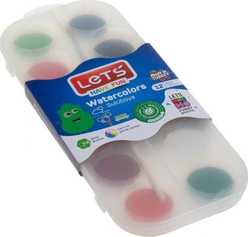 Sulu Boya 12 Renk L-10414