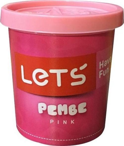 Tek Renk Oyun Hamuru Pembe 115 Gram L8440-7 (24 Lü Paket)