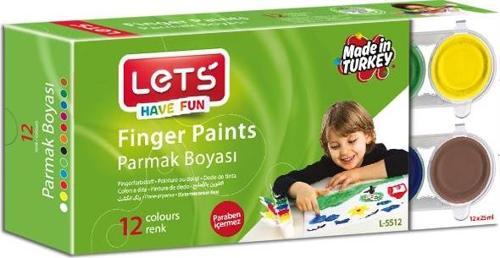 Parmak Boyası 25mg. X 12 Renk