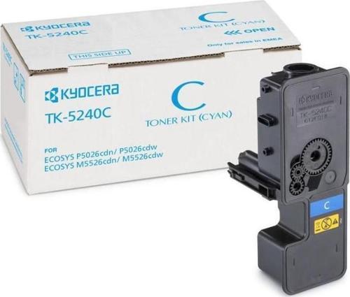 Tk-5240C Cyan Mavi Orjinal Fotokopi Toneri Ecosys M5526Cdn-5526Cdw P5026Cdn-5026Cdw 3.000 Sayfa Kapasiteli