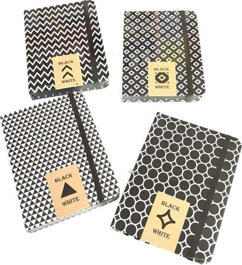 Defter Ofset Kapak Lastikli 120 Yaprak 90 Gram Siyah OFSYH24