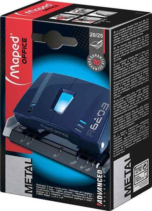 Advanced Metal 2 Delikli Delgeç 25 Sayfa Kapasiteli Mavi 3154146203126