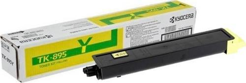 Tk-895Y Yellow Sarı Orjinal Fotokopi Toneri Fs-C8020-8025-8520-8525 6.000 Sayfa