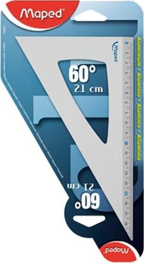 Alüminyum Gönye Uzun Kenarı 21 cm 60 Derece 3154141206214
