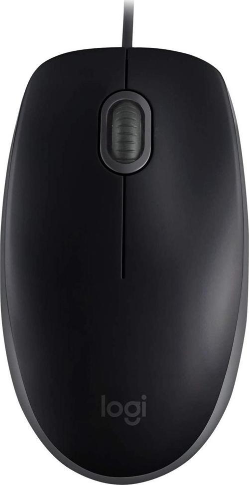 910-005508 B110 Siyah Silent (Sessiz) Kablolu Optik Usb Mouse