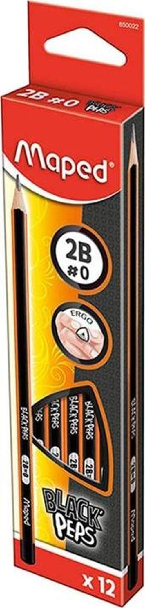 Black Peps Kurşun Kalem 2B (12 Li Paket) 3154148500223