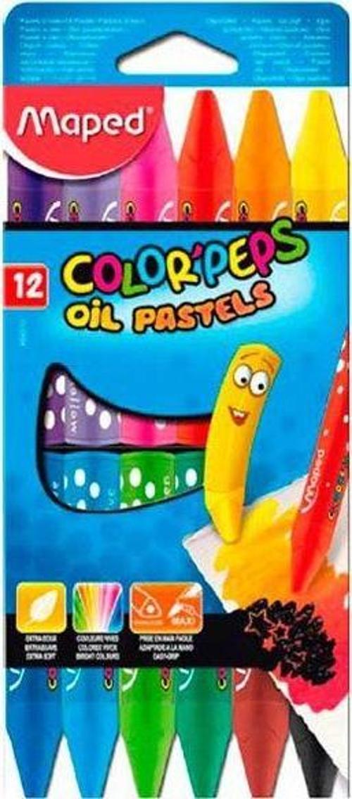 Color Peps Yağlı Pastel Boya 12 Renk 3154148640103