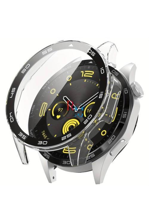 Huawei Watch Gt3 46 Mm  İle Uyumlu Kasa Ve Ekran Koruyucu 360 Koruma Kapak