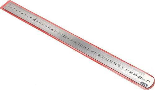 Çelik Cetvel 40 Cm (Rakamlar Pres Baskıdır)