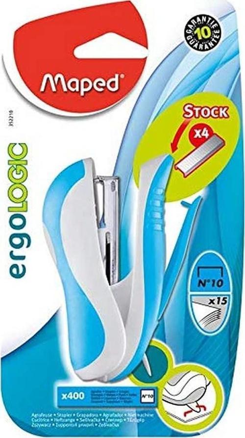 Ergologic Pocket Zımba Makinesı Seti Mavi No:10 + 400 Tel Blister 352290