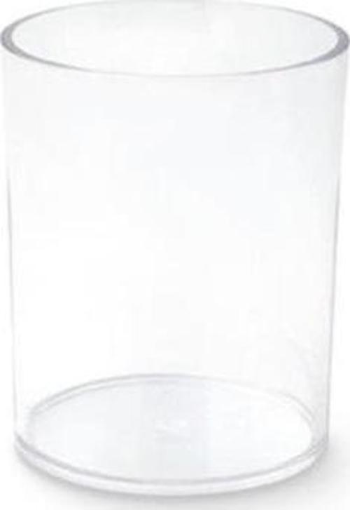 Kristal a Üstü Kalemlik Silindirik Şeffaf