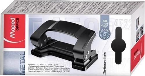 Essentials Metal 2 Delikli Delgeç 8 Sayfa Kapasiteli Siyah 3154144522113