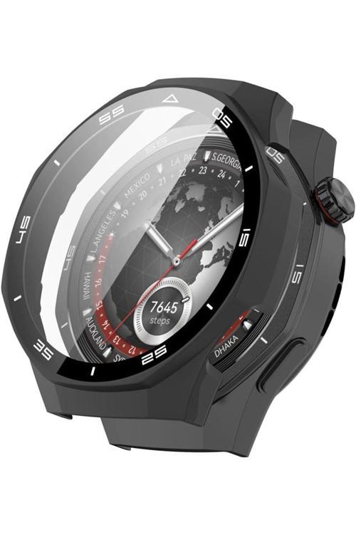 Gt5 Pro 46 Mm İle Uyumlu Kadranlı Kasa  Ve Ekran Koruyucu 360 Koruma Kapak