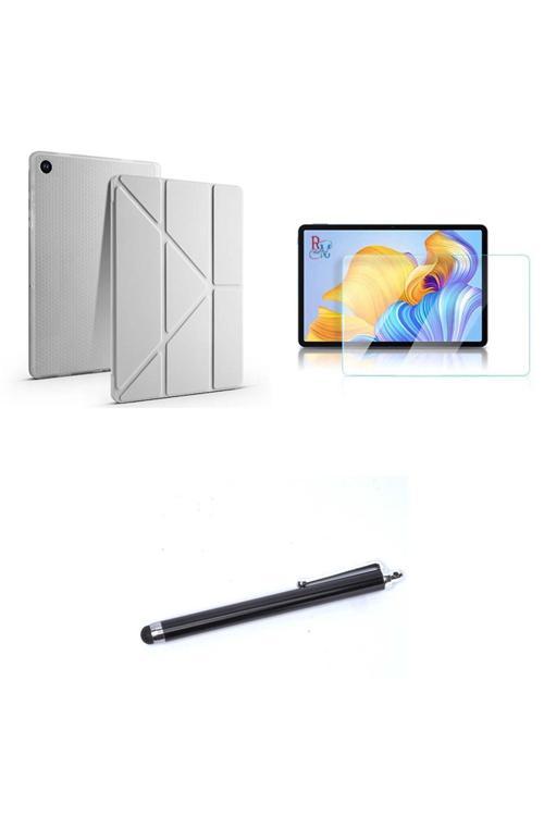 Samsung Galaxy Tab A9 Plus X210 Uyumlu Standlı Tablet Kılıfı Ekran Koruyucu Ve Kalem 3'Lü Set