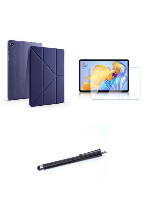 Samsung Galaxy Tab A9 Plus X210 Uyumlu Standlı Tablet Kılıfı Ekran Koruyucu Ve Kalem 3'Lü Set
