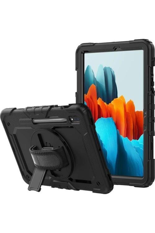 Samsung Galaxy Tab S9 Ultra Sm-X910 14.6" Uyumlu Kılıf Defender Askılı Zırh Tank Tablet Arka Kapak