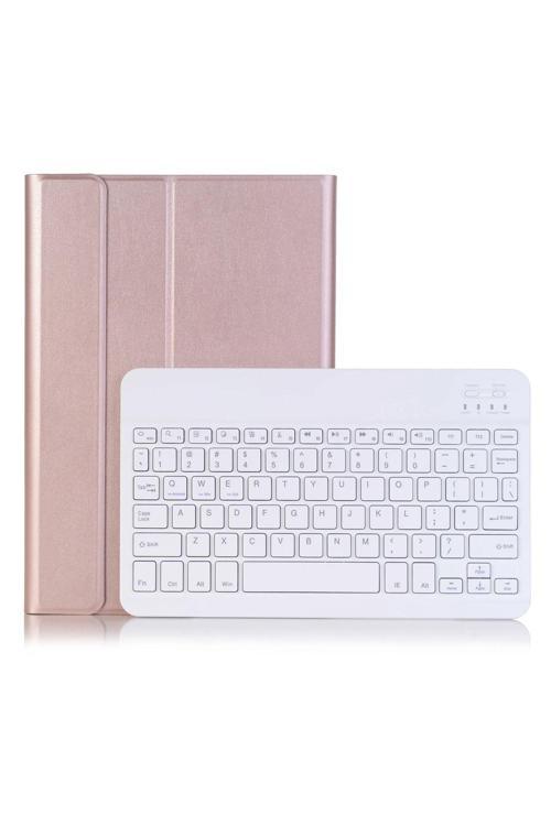 Samsung Galaxy Taba8 10.5 Smx200X205-X207 Uyumlu Bluetooth Özellikli Türkçe Q Klavyeli Tablet Kılıfı