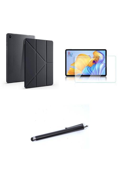 Samsung Galaxy Tab A9 Plus X210 Uyumlu Standlı Tablet Kılıfı Ekran Koruyucu Ve Kalem 3'Lü Set