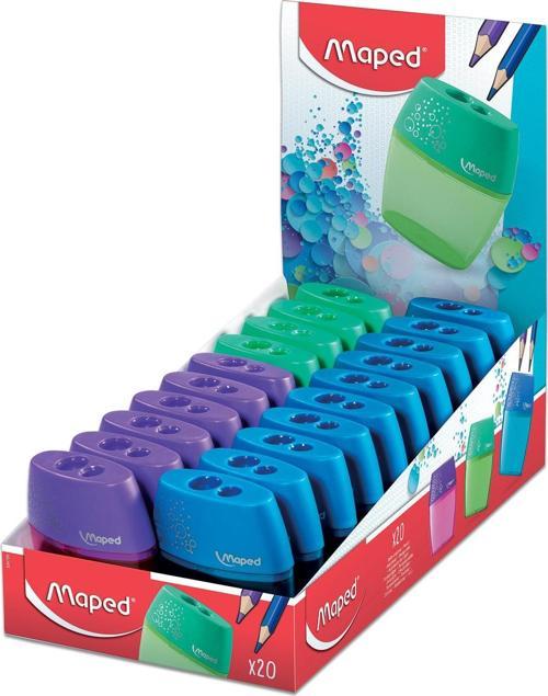 Shaker Çift Delikli Kalemtıraş (20 Li Paket) 3154145347555