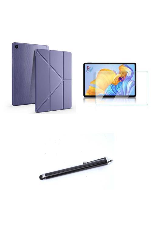 Samsung Galaxy Tab A9 Plus X210 Uyumlu Standlı Tablet Kılıfı Ekran Koruyucu Ve Kalem 3'Lü Set