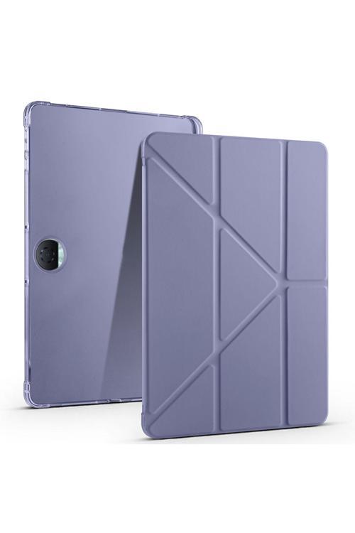 Honor Pad 9 İle Uyumlu 12.1 İnç Kılıf Üçgen Standlı Kalem Bölmeli Tablet Kılıfı