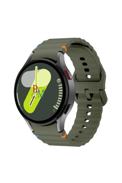 Samsung Galaxy Watch 6 40 Mm İle Uyumlu Kavisli Spor Silikon Kordon