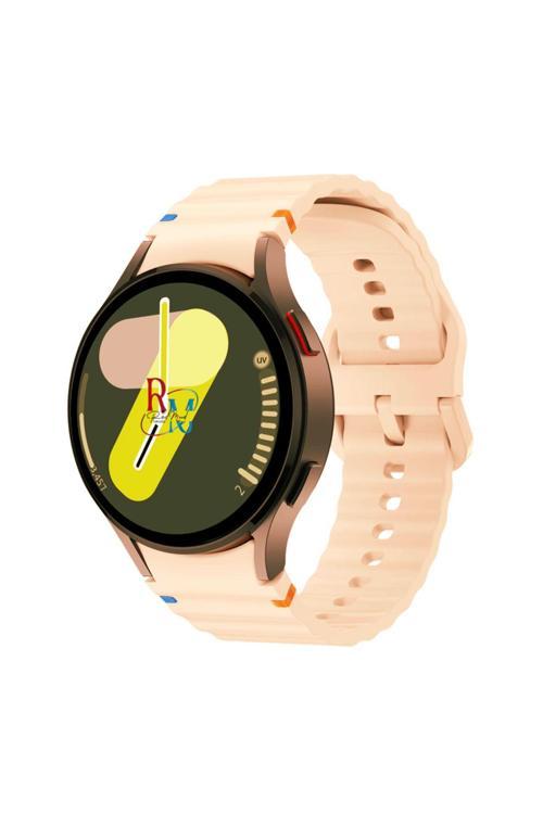 Samsung Galaxy Watch 6 47 Mm İle Uyumlu Kavisli Spor Silikon Kordon