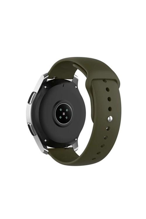 Samsung Galaxy Watch 3 45 Mm - Samsung Galaxy Watch 46 Mm Tam Uyumlu 22 Mm Klasik Silikon Kordon