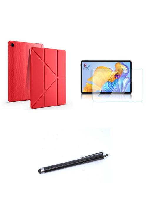 Samsung Galaxy Tab A9 Plus X210 Uyumlu Standlı Tablet Kılıfı Ekran Koruyucu Ve Kalem 3'Lü Set