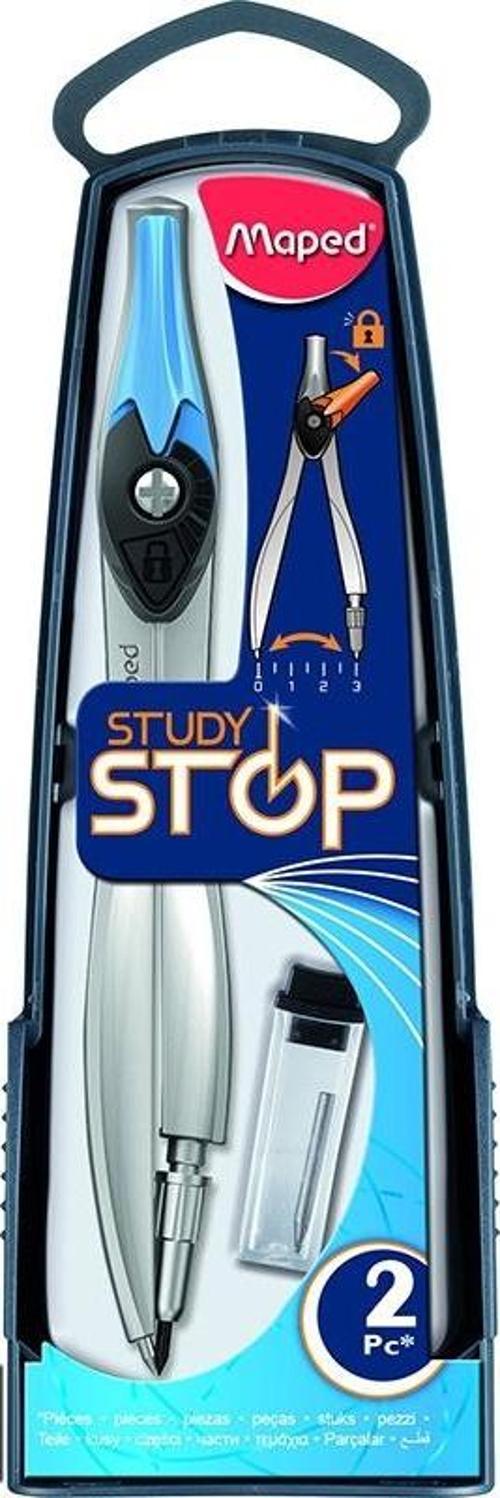 Study Stop Uçlu Pergel + Uç Kutusu 3154141951107
