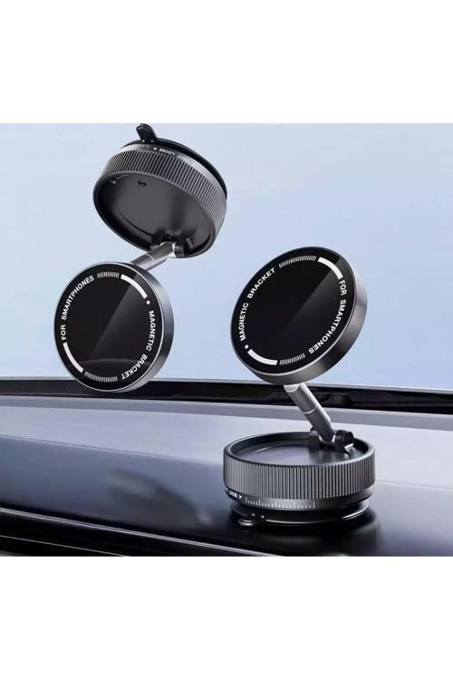 Magsafe Telefon Tutucu Araç İçi Ayarlanabilir 360° Dönebilen Strong Vacuum Telefon Tutucu