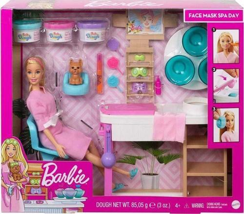 Mattel Oyuncak Barbie Wellness Yüz Bakımı Yapıyor Oyun Seti Gjr84