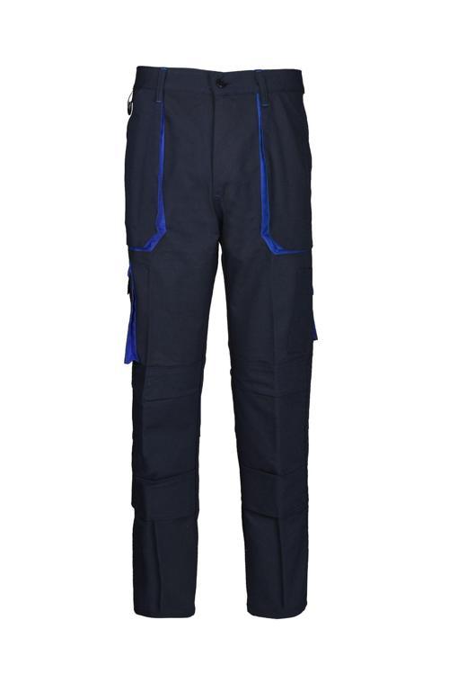 LACİVERT SAKS MAVİ MODELLİ İŞ PANTOLONU