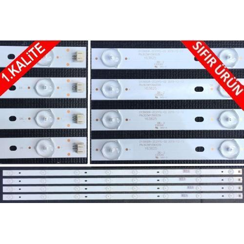 OY39D08-ZC21FG-02 LED BAR BACKLIGHT 756MM 75.6CM 8LEDLİ, TELEFOX 39TD3900 LED BAR