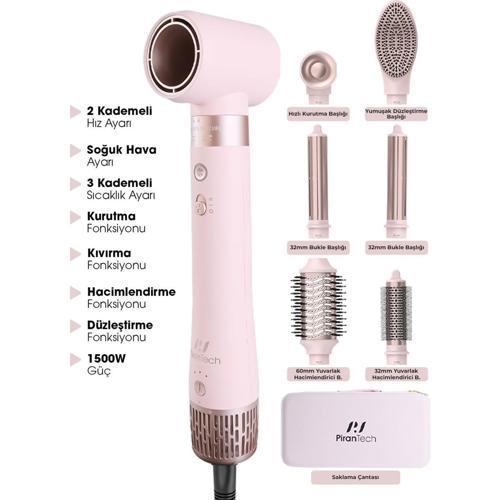 KS-611 Airwrap 6in1 Saç Şekillendirme Seti