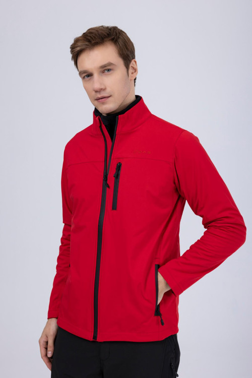 Baxter İnce Softshell Erkek Ceket Kırmızı