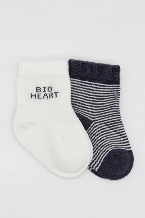 Big Heart Penye Soket Çorap 2'Li BS10117 Antrasit
