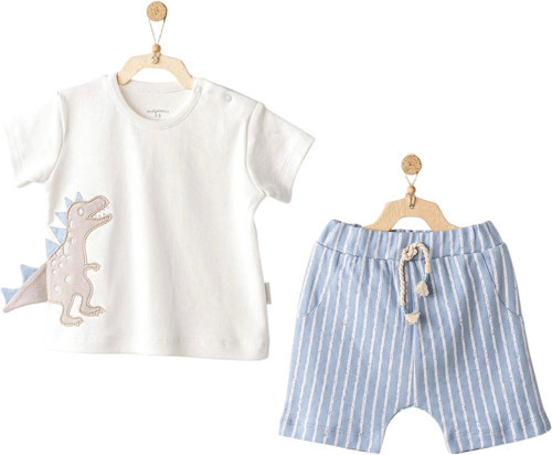 Ac25916 Dino 2'li Bebek Takım Blue