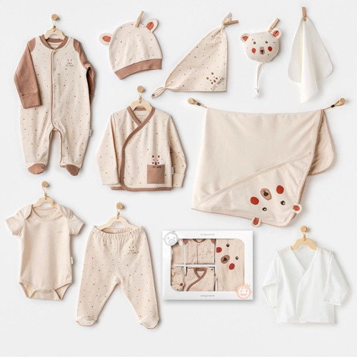 AC25021 Adventurous Bear 10'Lu Hastane Çıkışı Beige