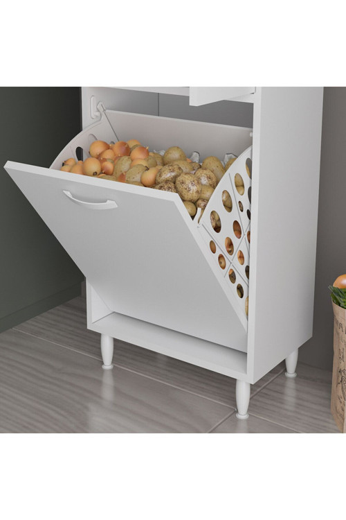 Inci 55x165x30 Cm Mutfak Dolabı Oyuncak Dolabı Banyo Dolabı Çok Amaçlı Dolap Ard-133