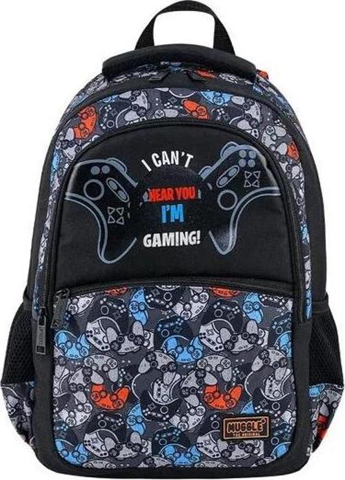 Okul Sırt Çantası Game Over Siyah Mu-9383