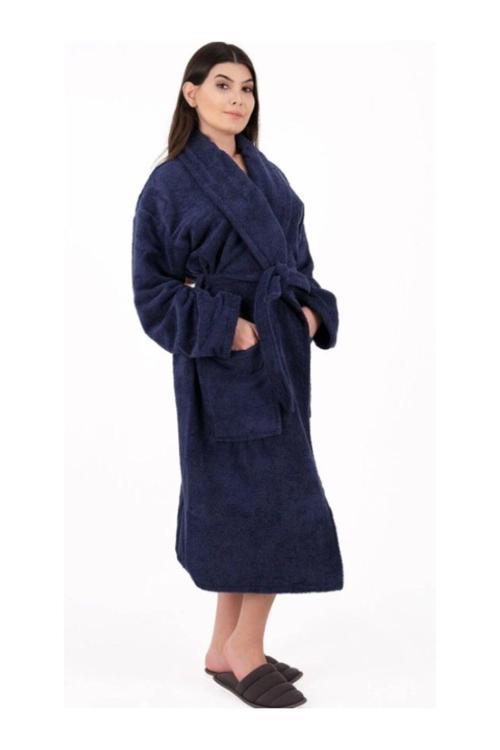 Şal Yaka Bornoz ,Bukle Bornoz, %100 Pamuklu Kadın / Erkek Unisex Bornoz